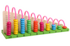 Woods™ - Jeu de comptage coloré - Abacus en Perles de bois