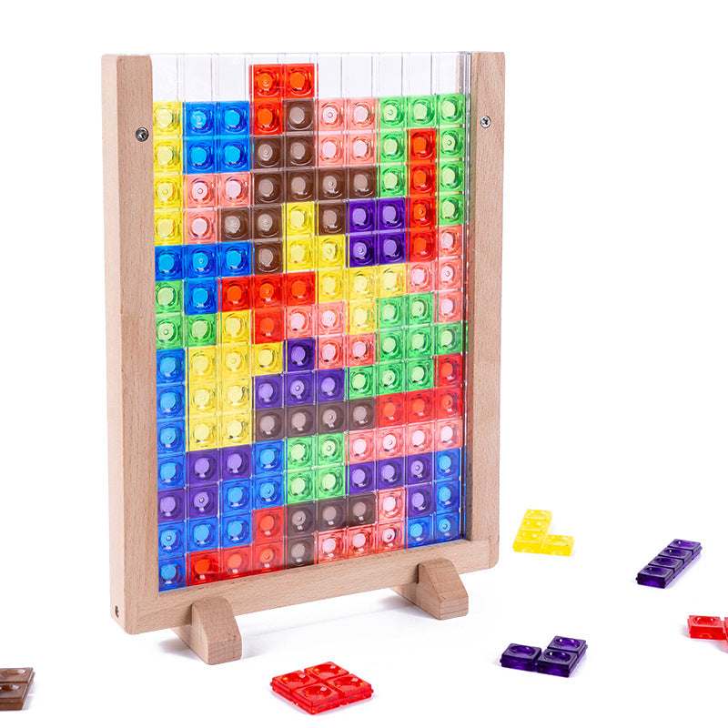 Woods™ | Tableau de puzzle 3D Tetris