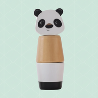 Thumbnail for WoodyFriends – Motricité et plaisir – Jouets empilables en bois en forme d'animaux