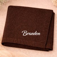 Thumbnail for Personalized Baby Blanket – Douce et unique – Couverture en coton personnalisée et brodée