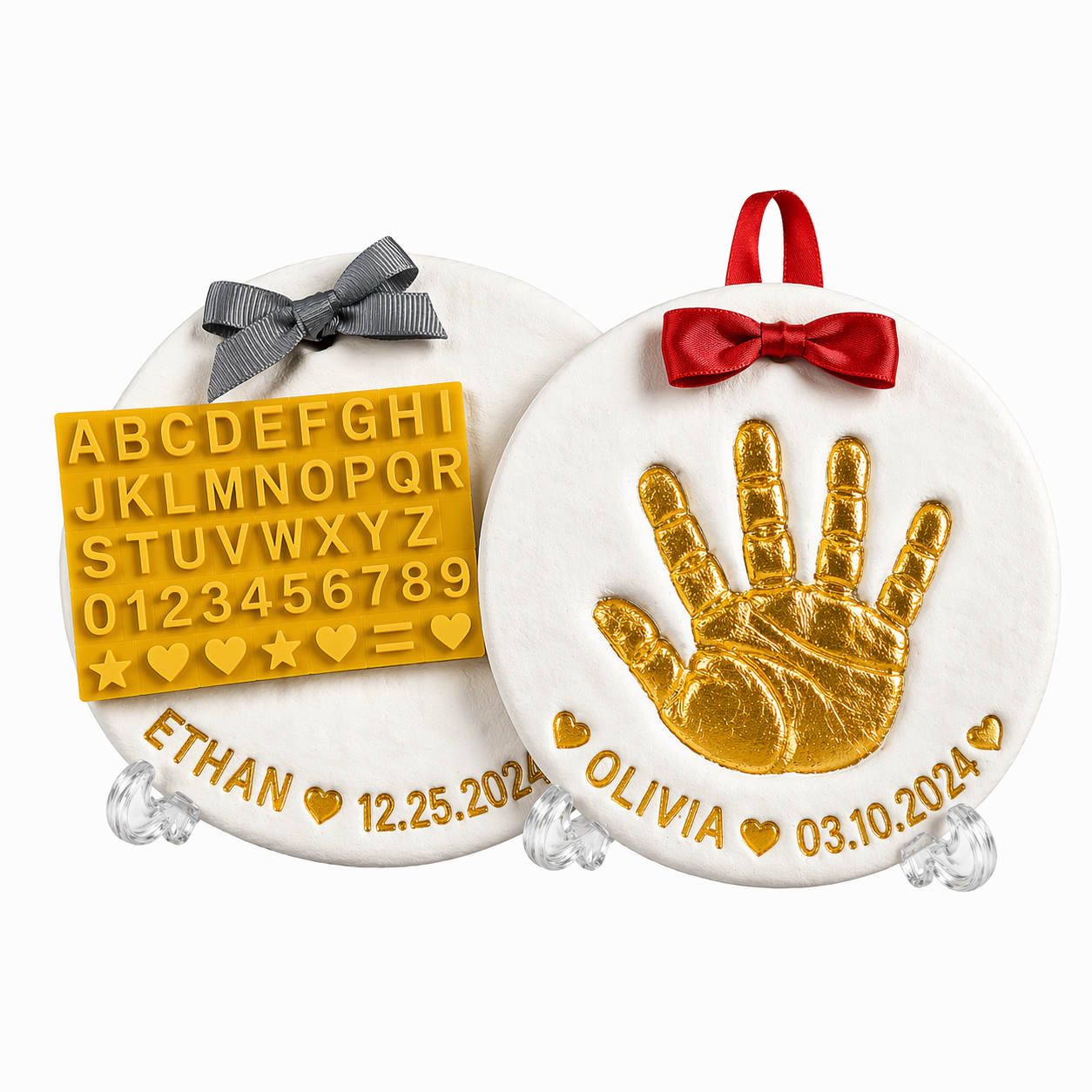 Baby Imprint Clay Kit – Souvenir & Unique – Kit d'empreintes en argile