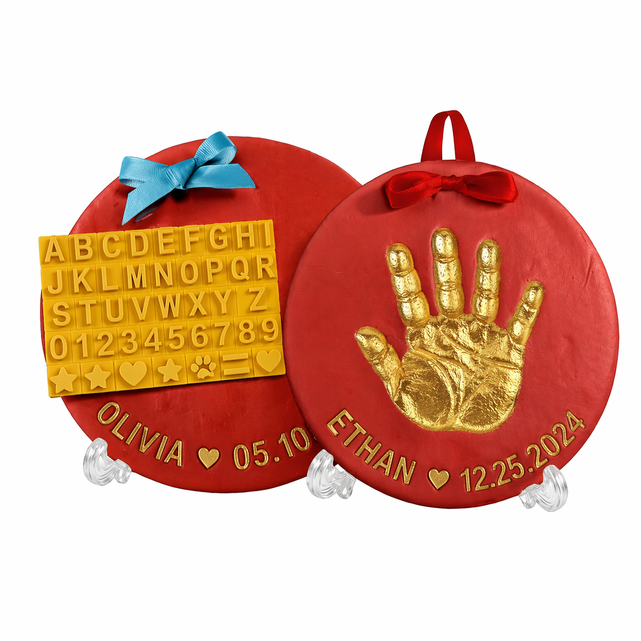 Baby Imprint Clay Kit – Souvenir & Unique – Kit d'empreintes en argile
