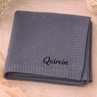 Thumbnail for Personalized Baby Blanket – Douce et unique – Couverture en coton personnalisée et brodée