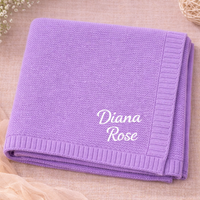 Thumbnail for Personalized Baby Blanket – Douce et unique – Couverture en coton personnalisée et brodée