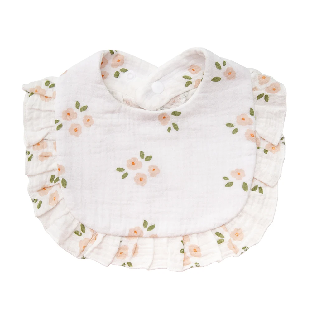BabyBloom – Mignon et confortable – Bavoir pour bébé à bordure à volants