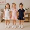 PetitJoy – Confortable et élégante – Robe polo à imprimé cerises