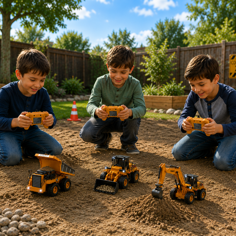 Power Machines – Réaliste et éducatif – Véhicule de chantier télécommandé