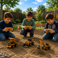 Thumbnail for Power Machines – Réaliste et éducatif – Véhicule de chantier télécommandé
