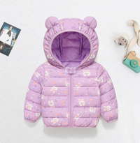 Thumbnail for Mini Fashion™ - Manteau d’hiver en polyester avec capuche