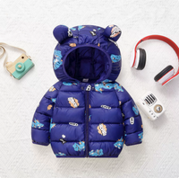Thumbnail for Mini Fashion™ - Manteau d’hiver en polyester avec capuche