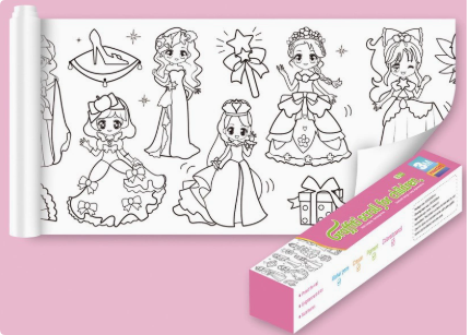 ColoringPaper™ - Libère ta créativité - Feuille de coloriage XXL