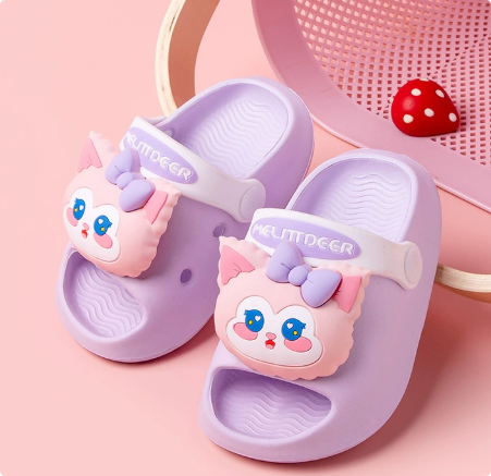 Mini Fashion – Gaieté et sécurité – Chaussons de plage à pois