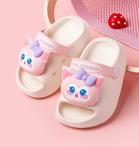 Mini Fashion – Gaieté et sécurité – Chaussons de plage à pois