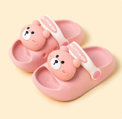 Mini Fashion – Gaieté et sécurité – Chaussons de plage à pois