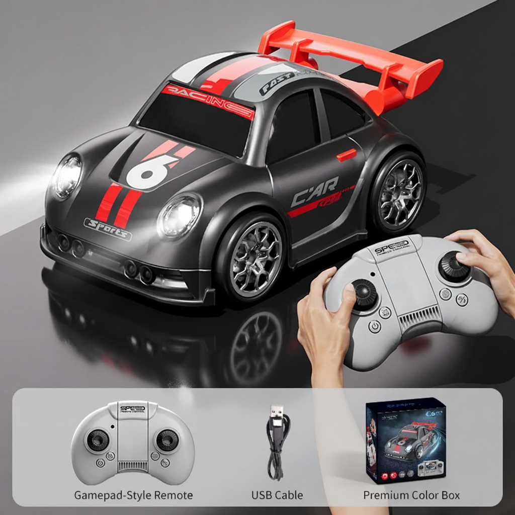 RacePro – RC & Stunt – Voiture de course à détection de dérapage avec caméra intégrée