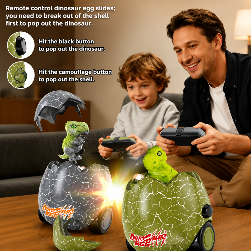 RoarPlay – Passionnant et interactif – Œuf de dinosaure télécommandé