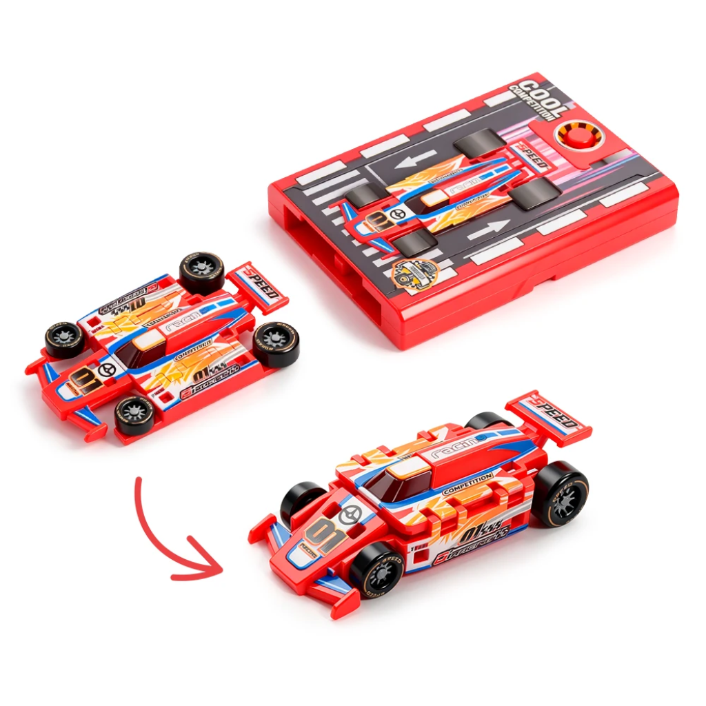 SpeedTransform – Actif et interactif – Voiture de course transformable