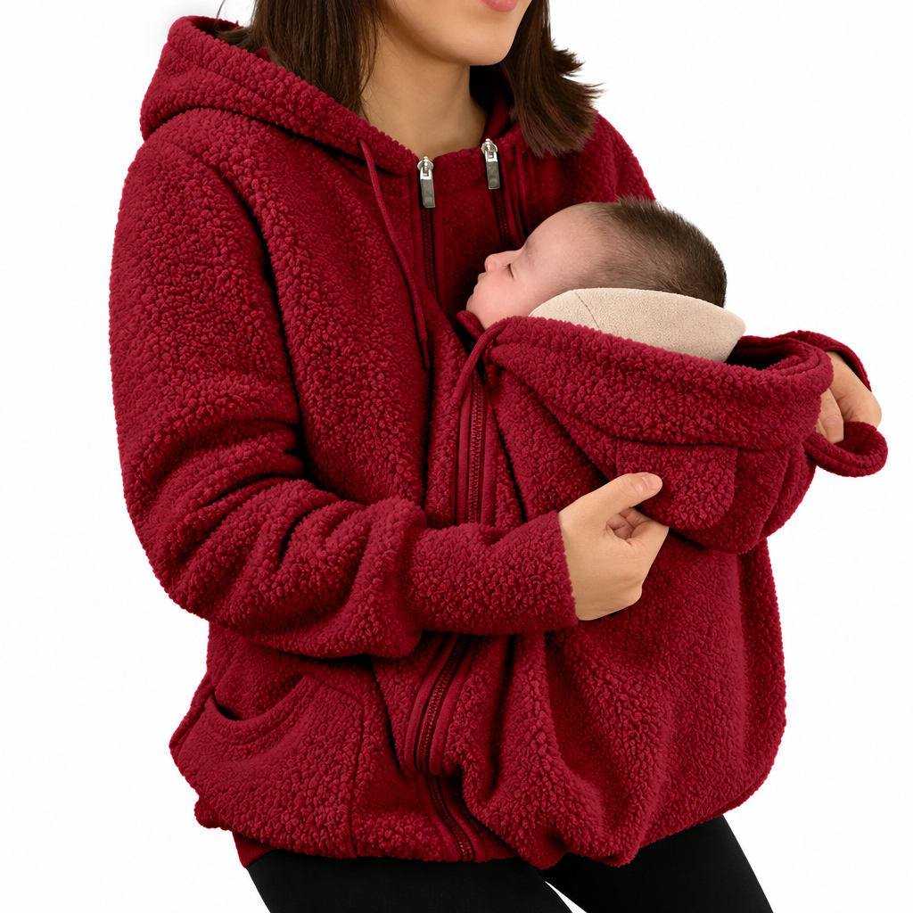 MamaNest – Chaud et pratique – Veste 2 en 1 pour maman et bébé