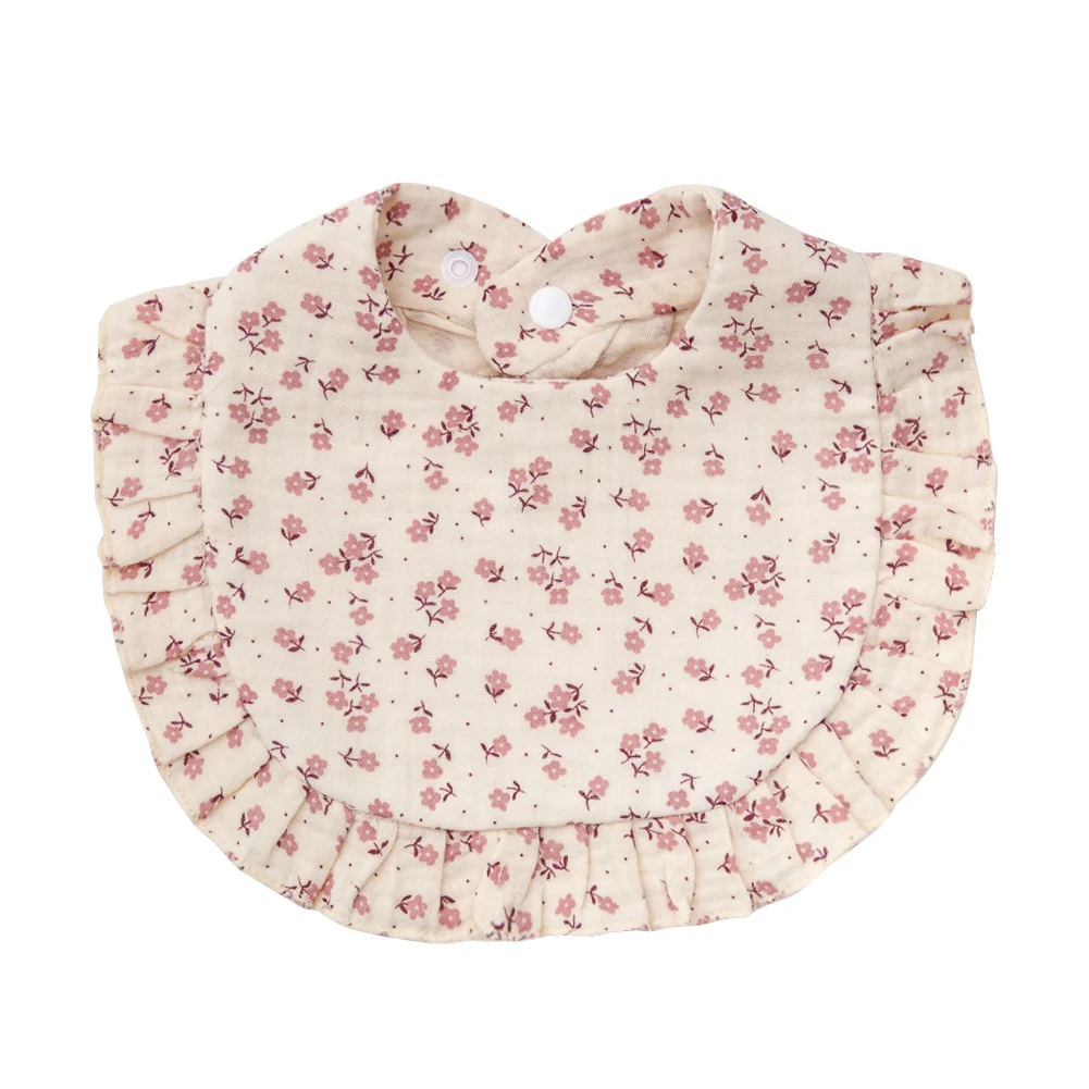 BabyBloom – Mignon et confortable – Bavoir pour bébé à bordure à volants