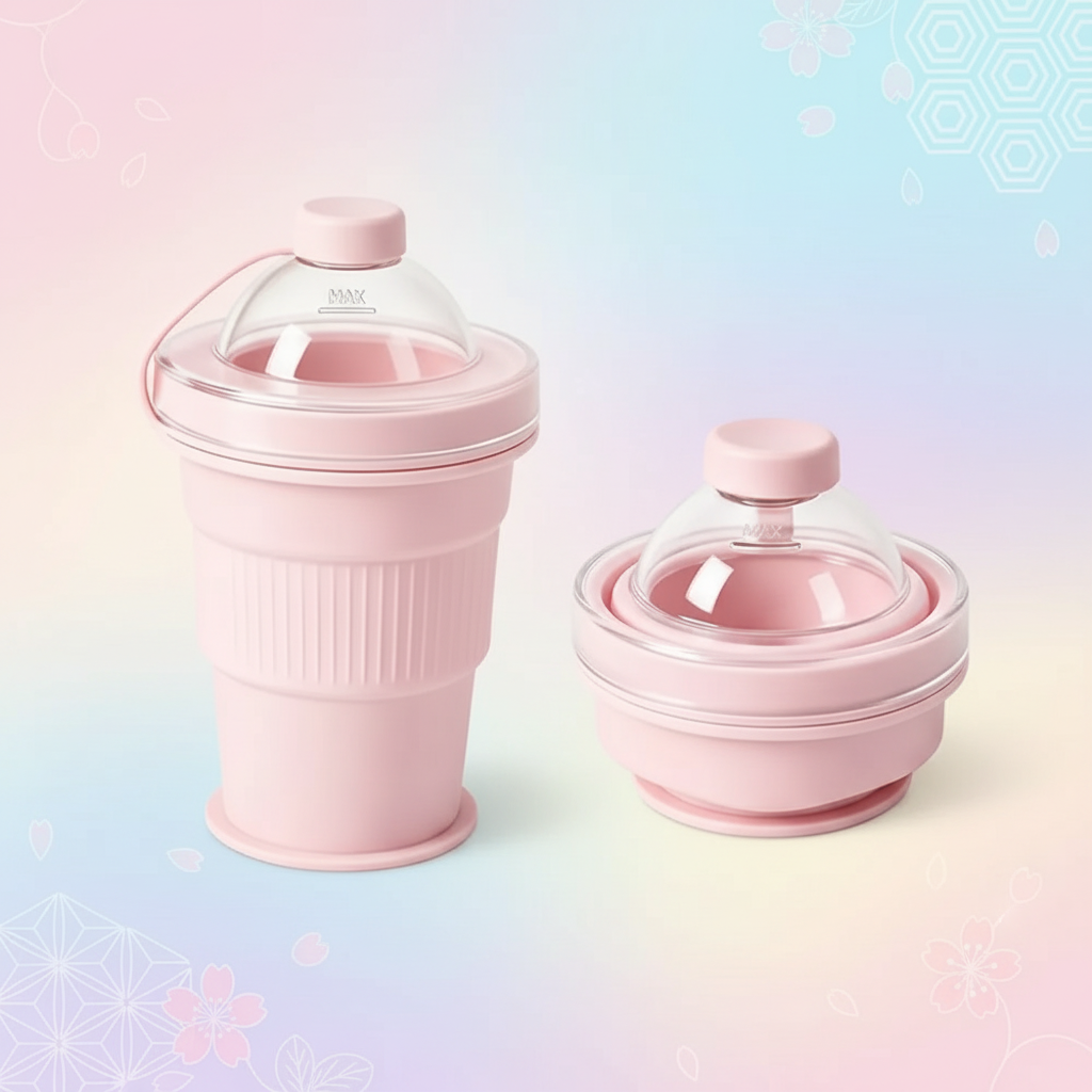 FlexiCup – Pratique et portable – Gobelet pliable en silicone