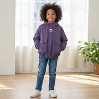 Thumbnail for LiloWear – Coupe-vent et imperméable – Veste coupe-vent pour enfants avec capuche
