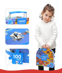 Thumbnail for GeoMap – Éducatif et amusant – Puzzle de sol « Carte du monde »