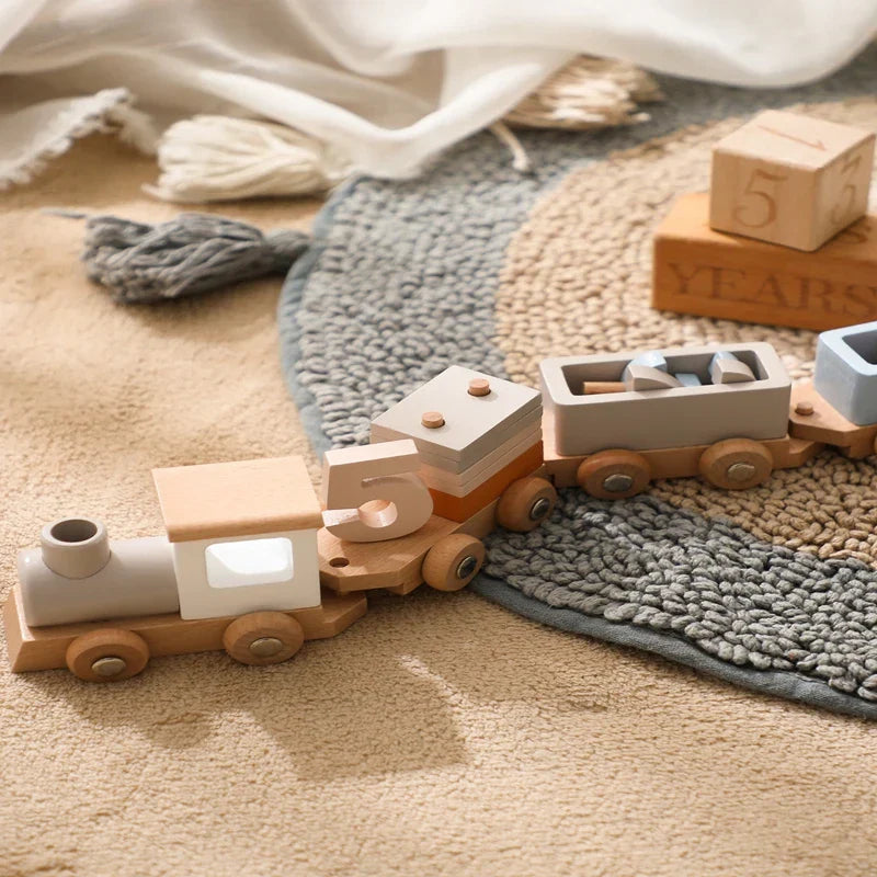 HappyTrain – Montessori & Fun – Train en bois
