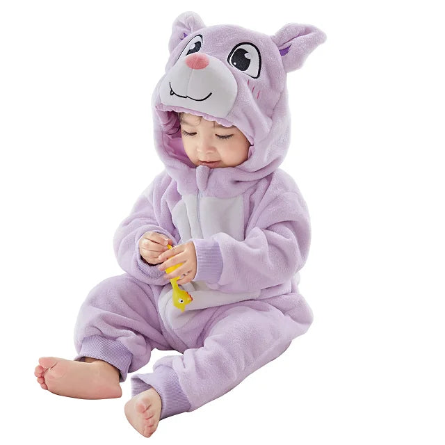 Mini Fashion - Durable et lavable - Combinaison animalier (0-24 mois)