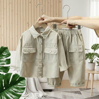 Thumbnail for LittleExplorer – Confortable et robuste – Ensemble pantalon et chemise pour enfant