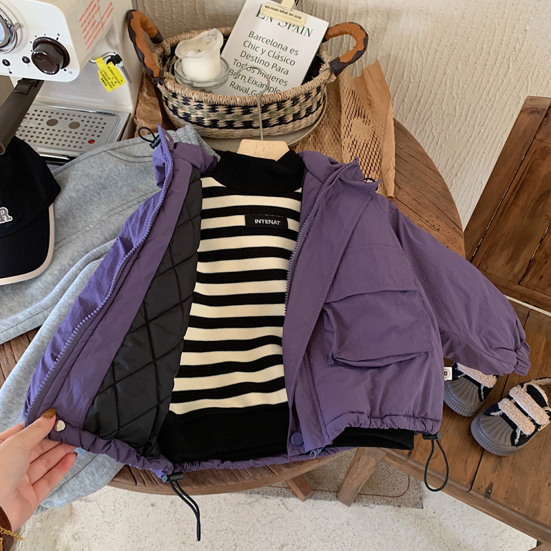 LiloWear – Coupe-vent et imperméable – Veste coupe-vent pour enfants avec capuche