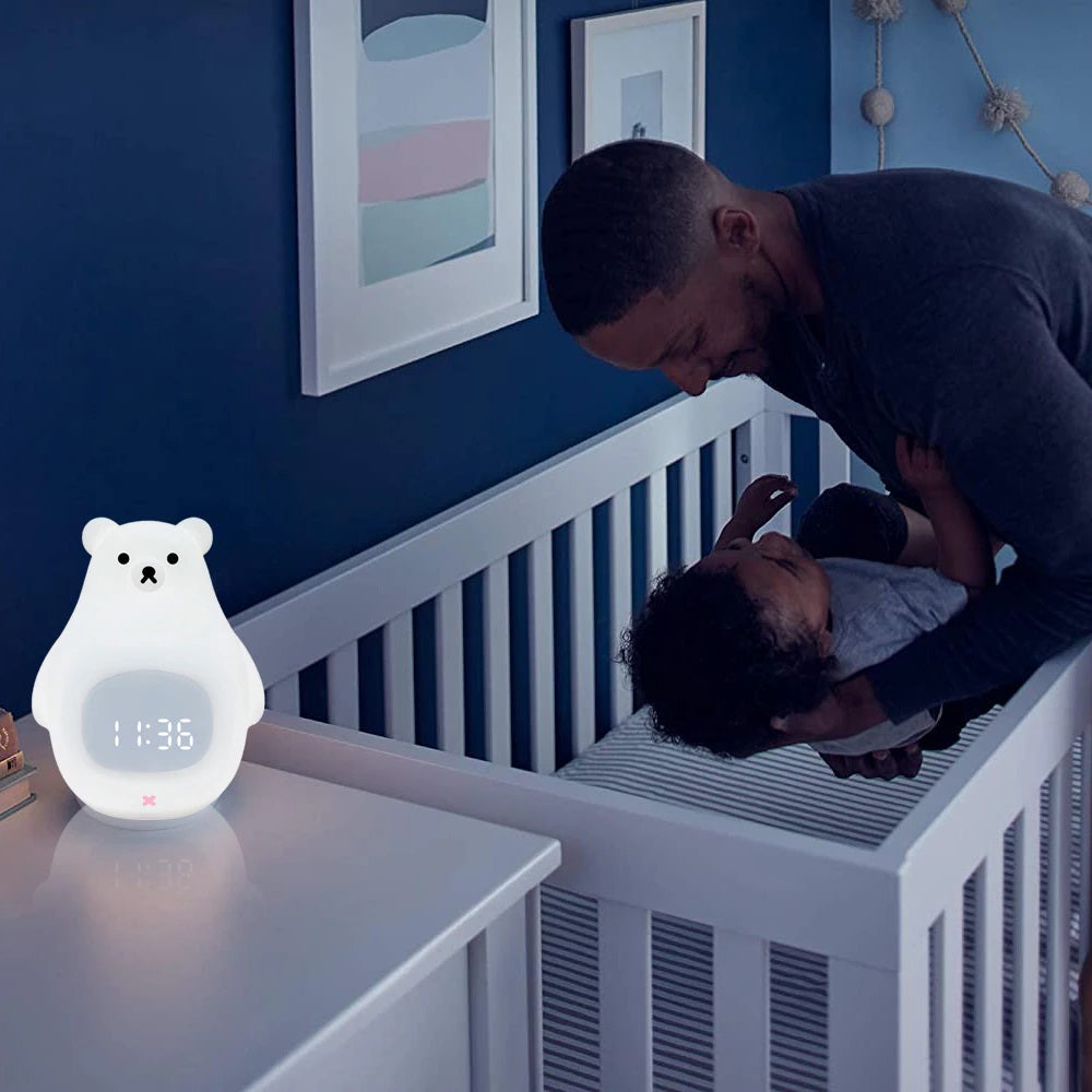 Bear Alarm™ - Réveil mignon avec veilleuse - Réveil ourson