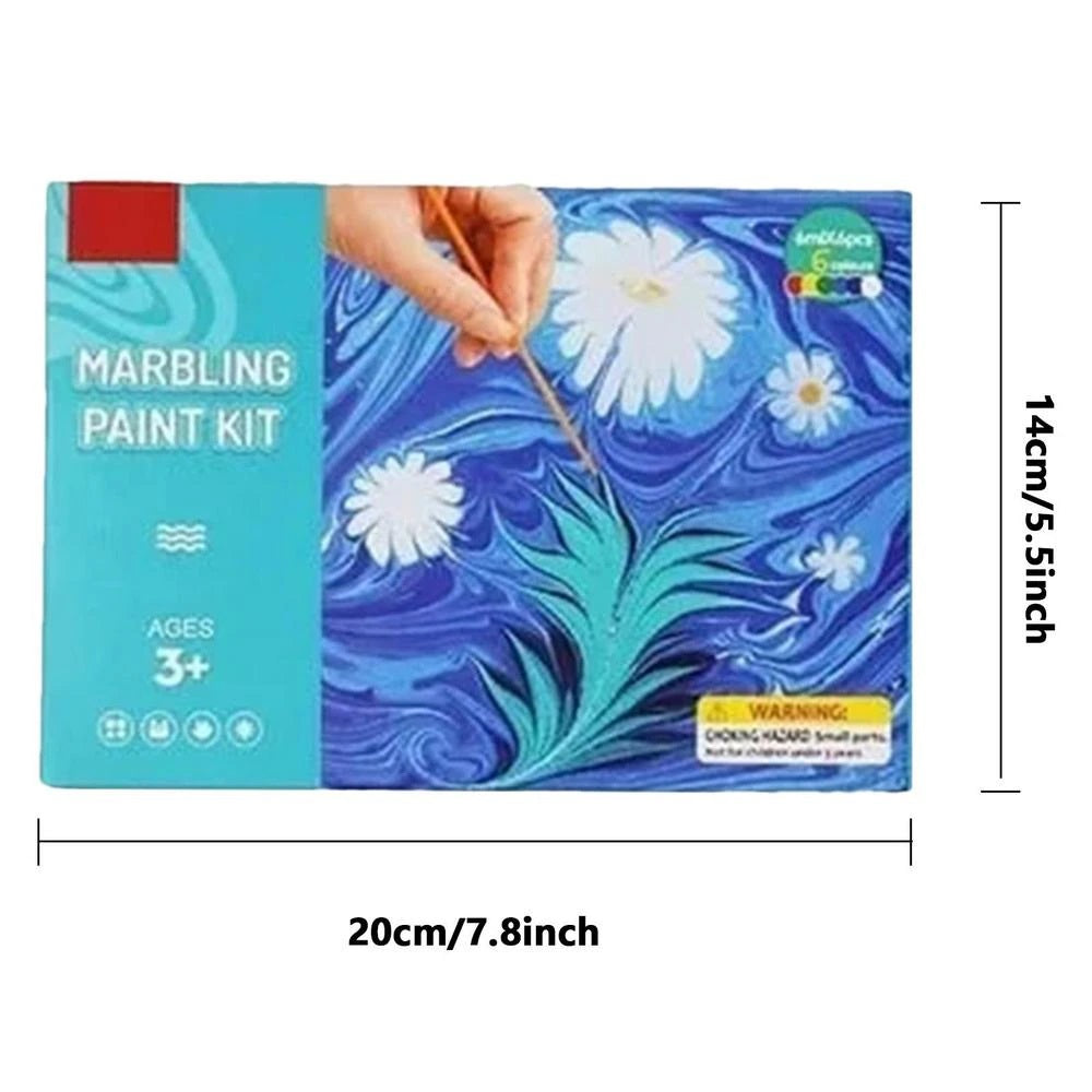 Water Marbling Paint Set™ – Création des œuvres d'art uniques - kit de peinture sur l'eau