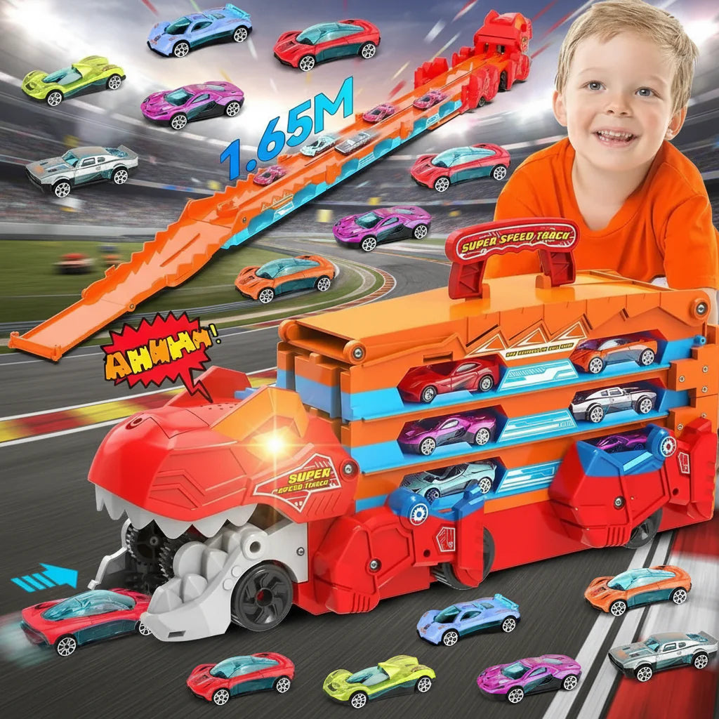 JurassicTruck™ – Robuste et amusant – Chariot de transport pliable Dino