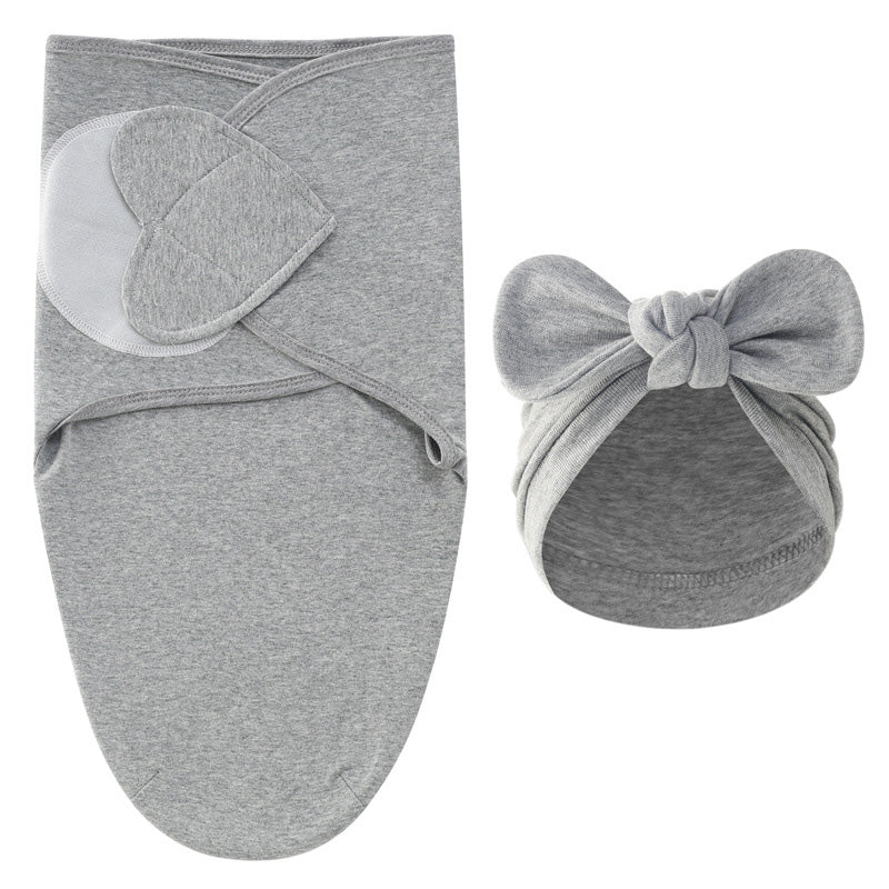 DreamNest – Repos et confort – Couverture d'emmaillotage de luxe avec bonnet