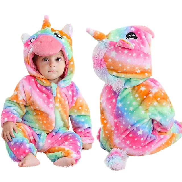 Mini Fashion - Durable et lavable - Combinaison animalier (0-24 mois)