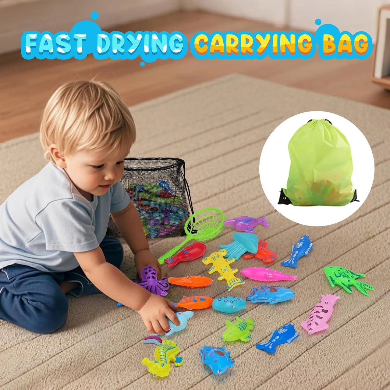Fishing Game – Apprentissage et découverte – Jeu de pêche magnétique