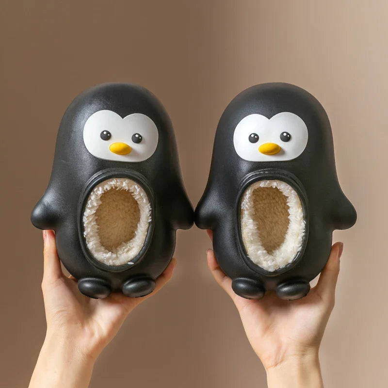 Mini Fashion™ - Chaussons pingouins pour enfants