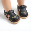 TinyPetals – Confort et style – Sandales pour bébé avec broderies florales