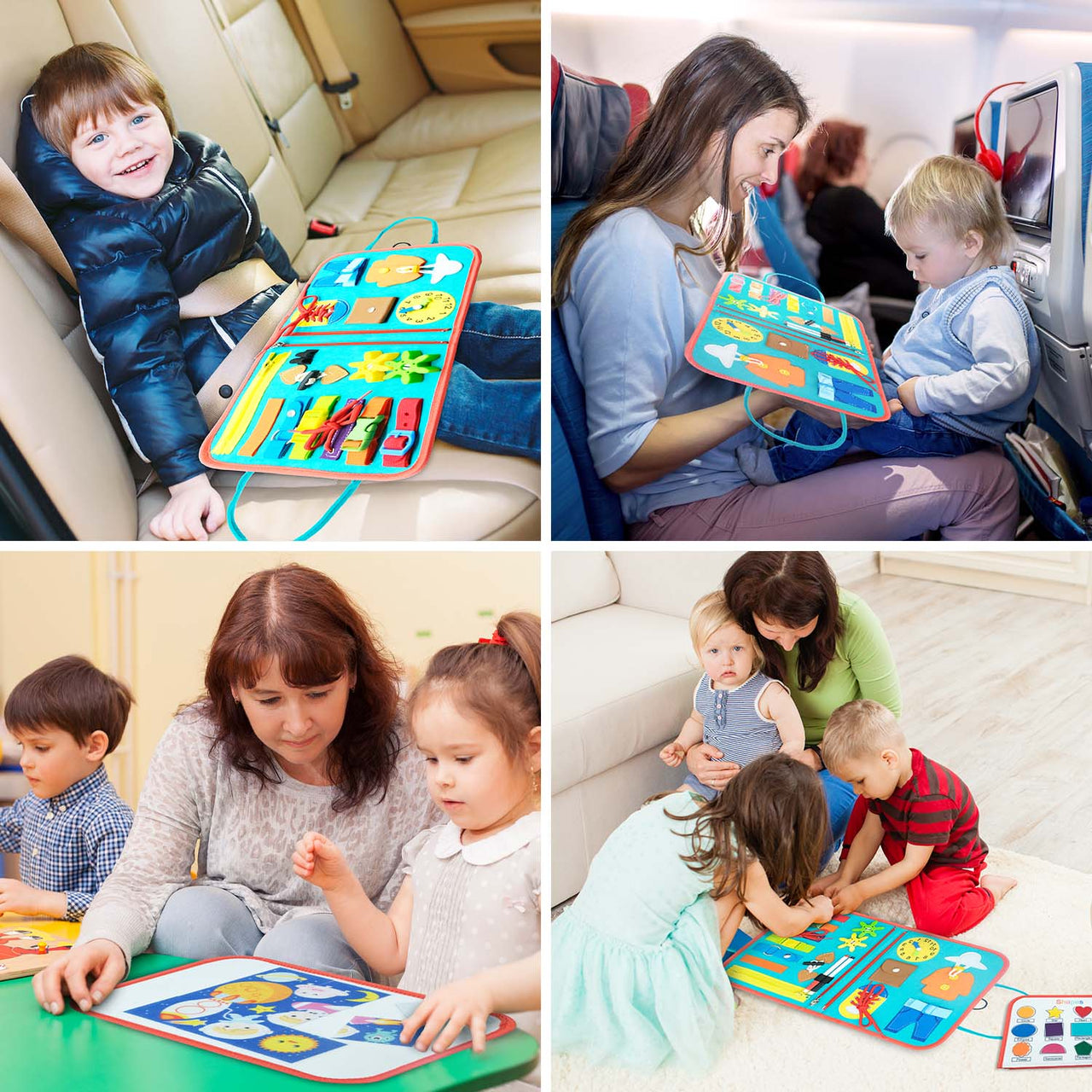 Sensory Book Board™ - Explorer et apprendre - Livre sensoriel