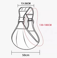 Thumbnail for Baby Sling Carrier - Sangle extra large - Porte-bébé ergonomique