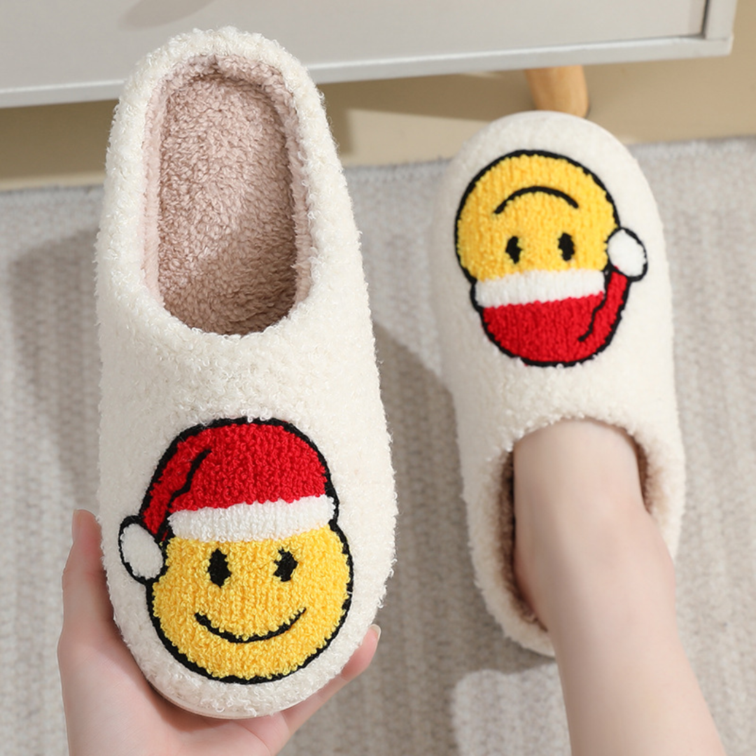 Northern Lights Kids - Chaud et festif - Chaussons de Noël en peluche à motifs