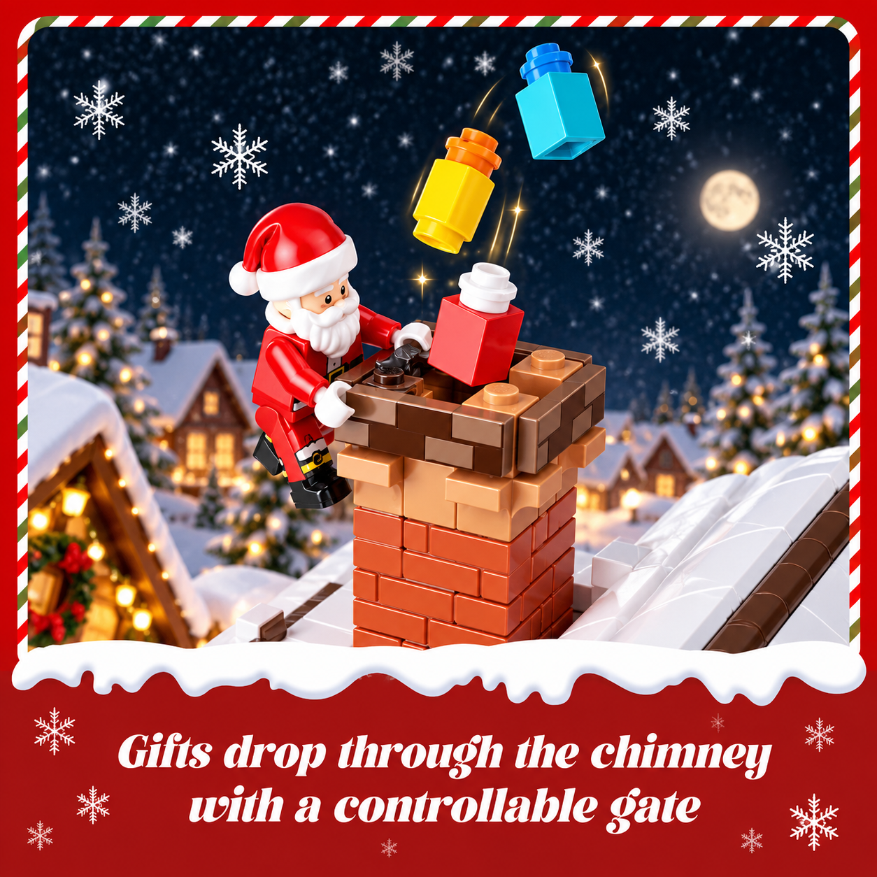 ChristmasHome – Festif et créatif – Kit de construction « Maison de Noël »