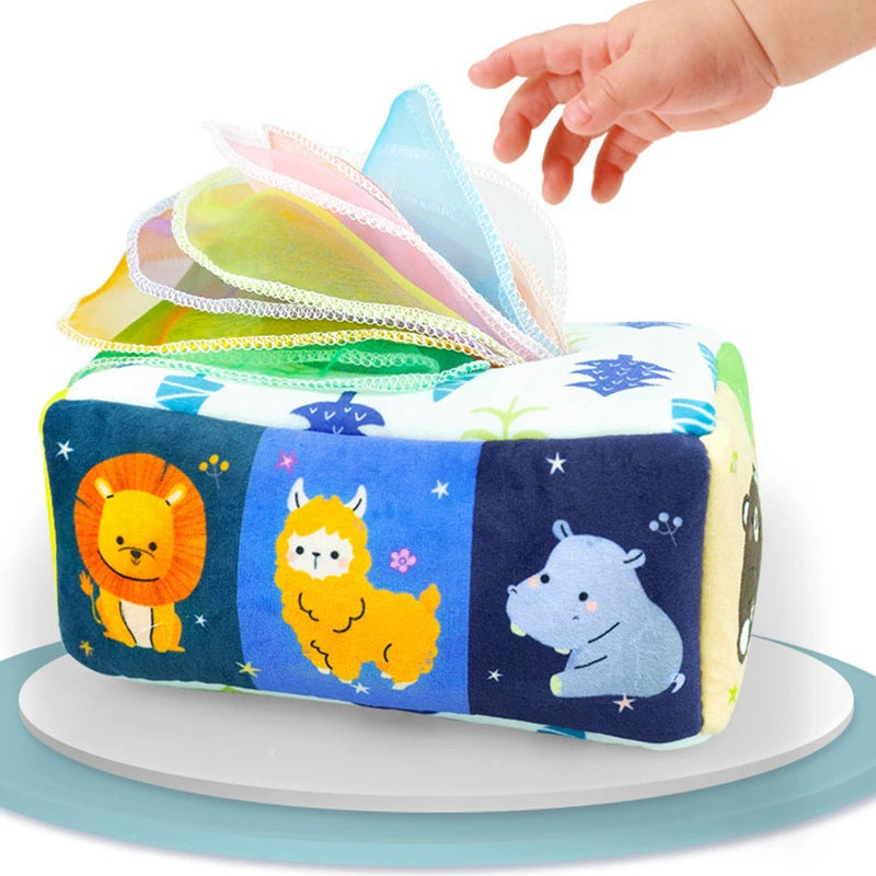 Tissue Box Toy™ - Mouchoirs en boîte - Boîte à mouchoirs pour enfants