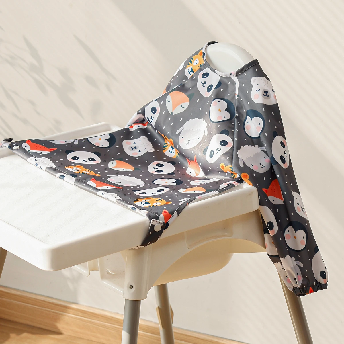 MessyFree – Imperméable et pratique – Tablier pour bébé à manches longues