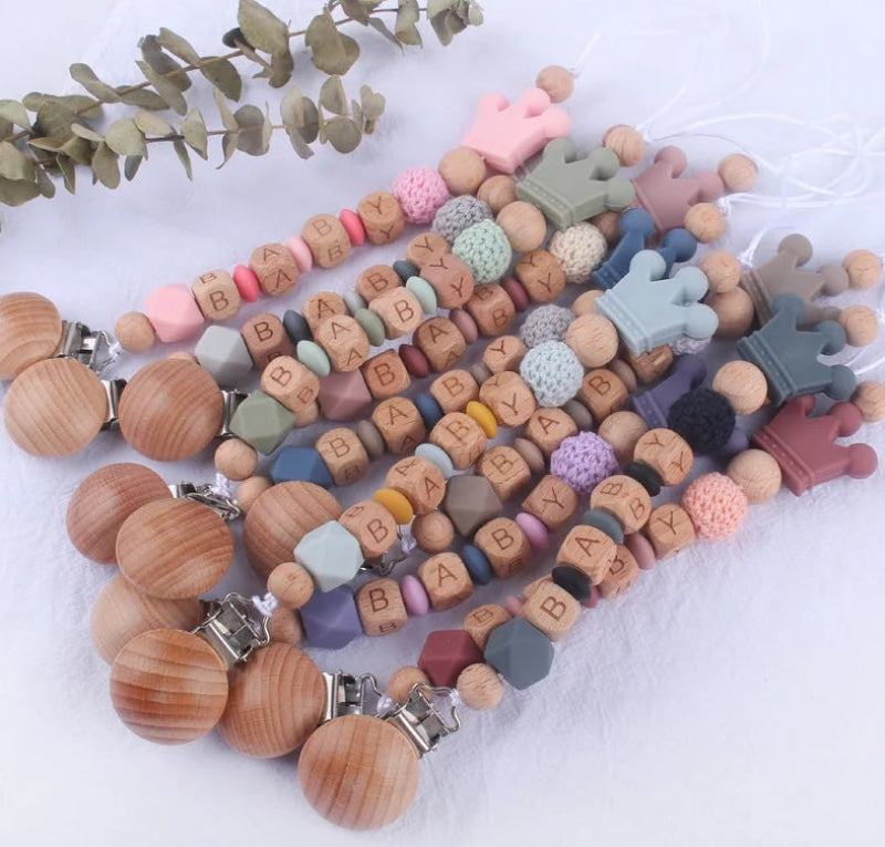Personalized Pacifier Chain – Sécurité et élégance - Attache-sucette personnalisée