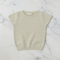 Thumbnail for Bella Knit Top & Skirt – Léger et aéré – Ensemble d'été tricoté pour enfants
