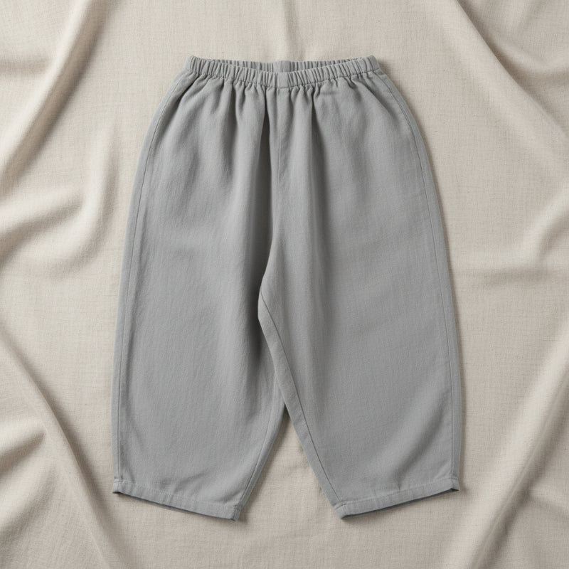 Plaid Cotton Pants – Léger et respirant – Pantalon décontracté style ballon/sarouel