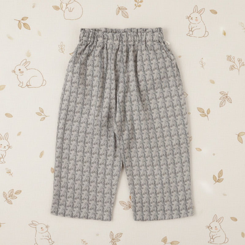 Plaid Cotton Pants – Léger et respirant – Pantalon décontracté style ballon/sarouel