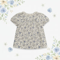 Thumbnail for Vine Print Blouse – Légère et mignonne – Blouse pour enfant à manches bouffantes