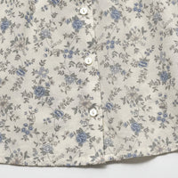 Thumbnail for Vine Print Blouse – Légère et mignonne – Blouse pour enfant à manches bouffantes